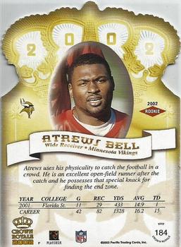 2002 Pacific Crown Royale #184 Atrews Bell Back