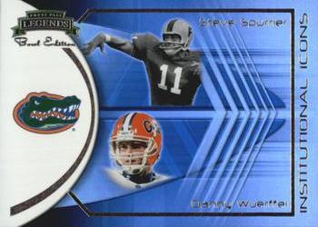 2008 Press Pass Legends Bowl Edition - Institutional Icons #II-6 Steve Spurrier / Danny Wuerffel Front