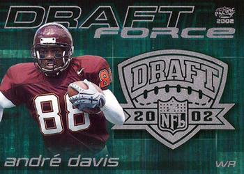 2002 Pacific - Draft Force #20 Andre Davis Front