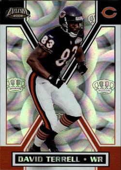 2002 Pacific Exclusive #32 David Terrell Front