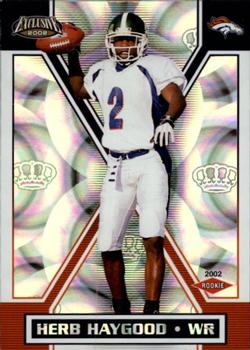 2002 Pacific Exclusive #54 Herb Haygood Front