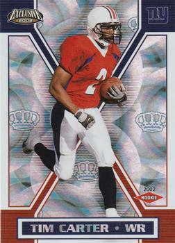 2002 Pacific Exclusive #111 Tim Carter Front