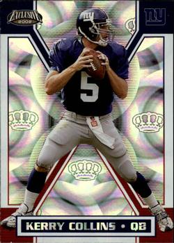2002 Pacific Exclusive #112 Kerry Collins Front