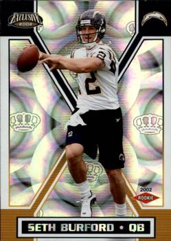 2002 Pacific Exclusive #147 Seth Burford Front