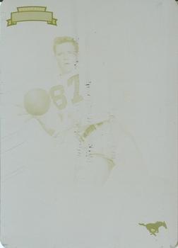 2008 Press Pass Legends Bowl Edition - Printing Plates Front Yellow #67 Raymond Berry Front