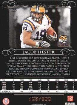 2008 Press Pass Legends - Bronze #23 Jacob Hester Back