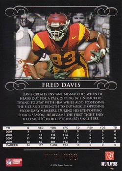 2008 Press Pass Legends - Bronze #44 Fred Davis Back