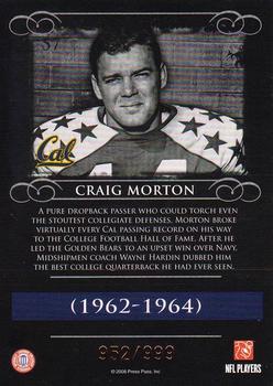 2008 Press Pass Legends - Bronze #57 Craig Morton Back