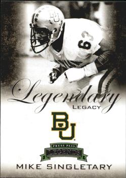 2008 Press Pass Legends - Legendary Legacy #LL-7 Mike Singletary Front