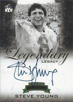 2008 Press Pass Legends - Legendary Legacy Autographs Gold #LL-SY Steve Young Front