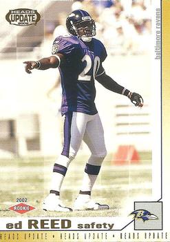 2002 Pacific Heads Update #19 Ed Reed Front