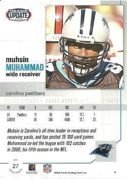 2002 Pacific Heads Update #27 Muhsin Muhammad Back