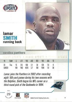 2002 Pacific Heads Update #29 Lamar Smith Back