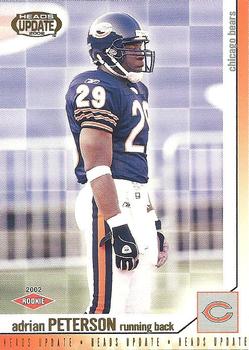 2002 Pacific Heads Update #34 Adrian Peterson Front