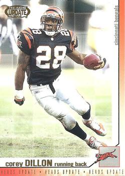 2002 Pacific Heads Update #37 Corey Dillon Front