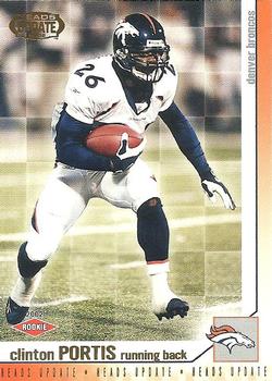 2002 Pacific Heads Update #55 Clinton Portis Front