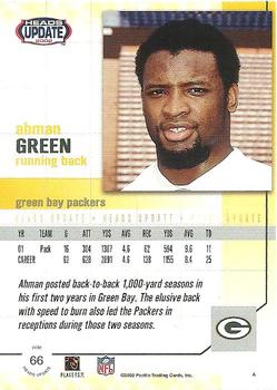 2002 Pacific Heads Update #66 Ahman Green Back