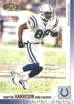 2002 Pacific Heads Update #78 Marvin Harrison Front
