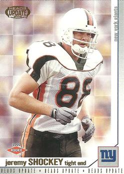 2002 Pacific Heads Update #115 Jeremy Shockey Front