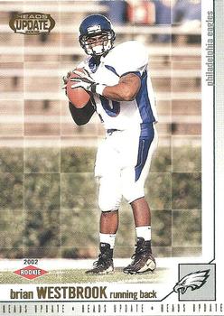 2002 Pacific Heads Update #131 Brian Westbrook Front