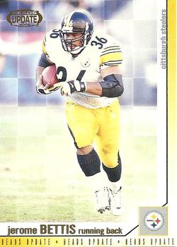 2002 Pacific Heads Update #132 Jerome Bettis Front