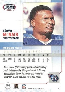 2002 Pacific Heads Update #169 Steve McNair Back