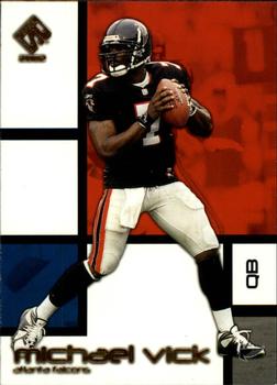 2002 Pacific Private Stock Reserve #7 Michael Vick Front