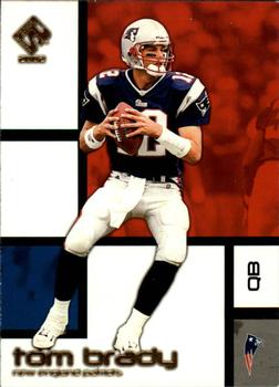 2002 Pacific Private Stock Reserve #58 Tom Brady Front