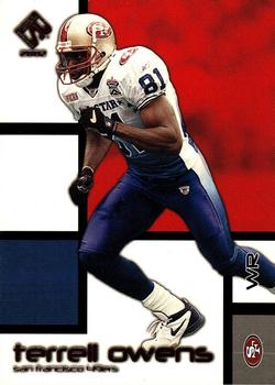 2002 Pacific Private Stock Reserve #89 Terrell Owens Front