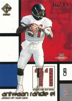 2002 Pacific Private Stock Reserve #138 Antwaan Randle El Front