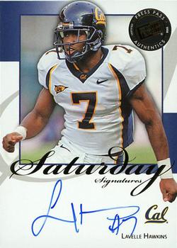 2008 Press Pass Legends - Saturday Signatures #SS-LH Lavelle Hawkins Front
