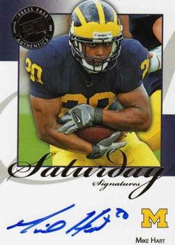 2008 Press Pass Legends - Saturday Signatures #SS-MH Mike Hart Front