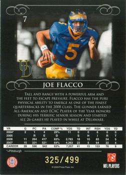 2008 Press Pass Legends - Silver Holofoil #7 Joe Flacco Back