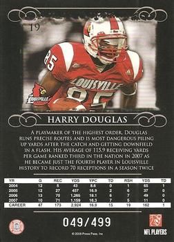 2008 Press Pass Legends - Silver Holofoil #19 Harry Douglas Back