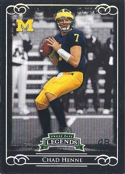 2008 Press Pass Legends - Silver Holofoil #26 Chad Henne Front