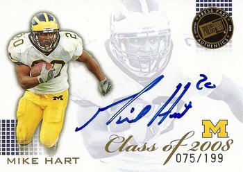 2008 Press Pass SE - Class of 2008 Autographs #CL-MH Mike Hart Front