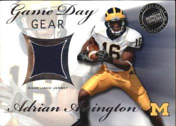 2008 Press Pass SE - Game Day Gear Jerseys Silver #GDG-AA Adrian Arrington Front