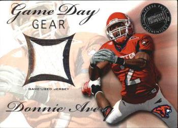 2008 Press Pass SE - Game Day Gear Jerseys Silver #GDG-DA Donnie Avery Front