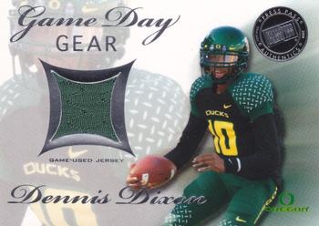 2008 Press Pass SE - Game Day Gear Jerseys Silver #GDG-DD Dennis Dixon Front