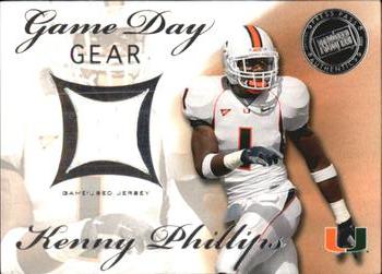 2008 Press Pass SE - Game Day Gear Jerseys Silver #GDG-KP Kenny Phillips Front