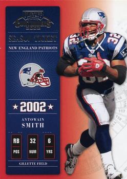 2002 Playoff Contenders #8 Antowain Smith Front