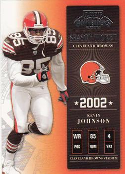 2002 Playoff Contenders #21 Kevin Johnson Front