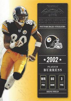 2002 Playoff Contenders #23 Plaxico Burress Front