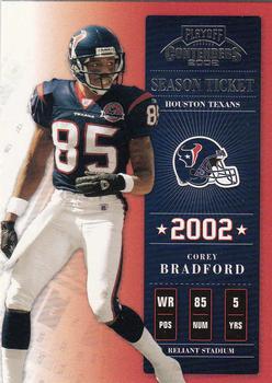 2002 Playoff Contenders #26 Corey Bradford Front