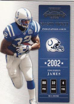 2002 Playoff Contenders #33 Edgerrin James Front