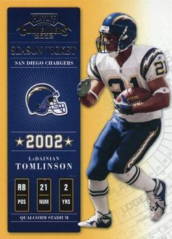2002 Playoff Contenders #51 LaDainian Tomlinson Front