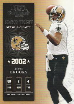 2002 Playoff Contenders #81 Aaron Brooks Front