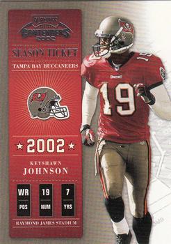 2002 Playoff Contenders #85 Keyshawn Johnson Front