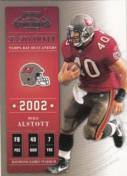 2002 Playoff Contenders #86 Mike Alstott Front