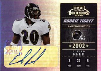 2002 Playoff Contenders #129 Ed Reed Front